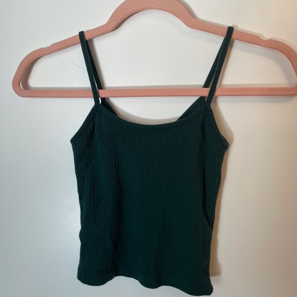 Dark Green Brandy Melville Lorene Tank Top - Picture 4 of 4